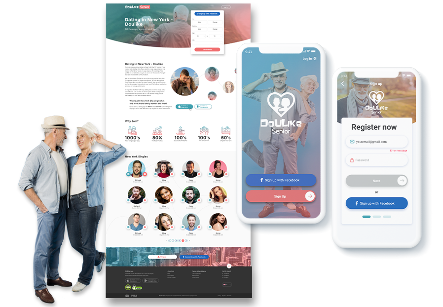 Paseteras designers created design of iOS app for dating